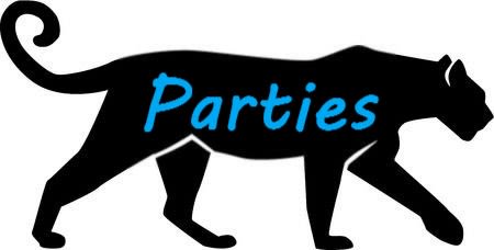2019-2020 PANTHER PARTIES event logo