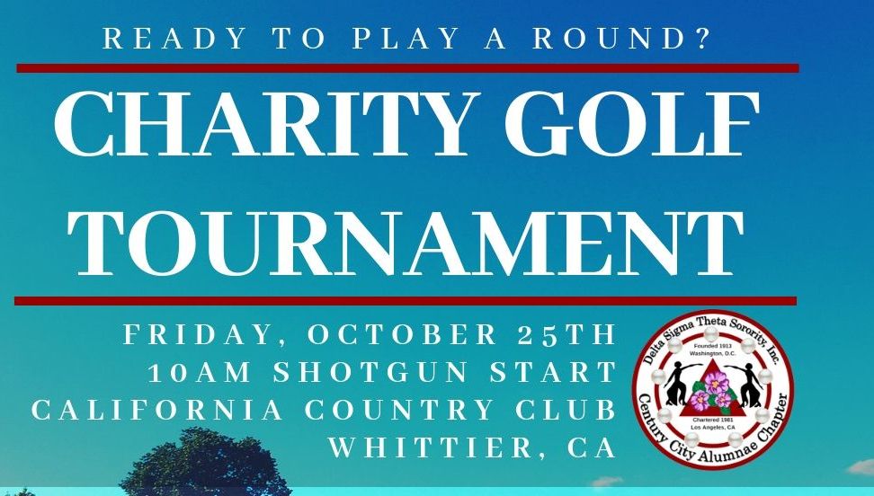 2019 Charity Golf Tournament event logo