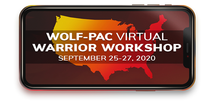 2020 Wolf-PAC Virtual Warrior Workshop event logo