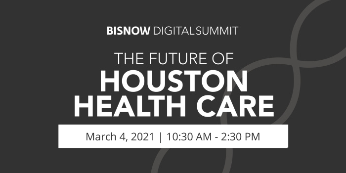 The Future of Houston Health Care event logo