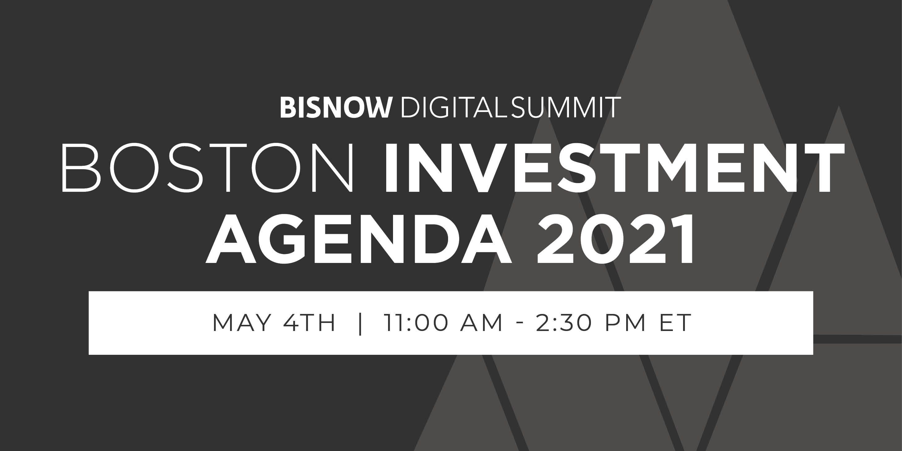 Boston Investment Agenda 2021  event logo