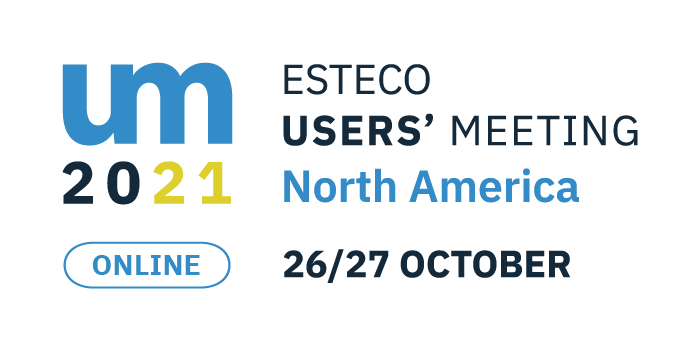 ESTECO Users' Meeting North America 2021 event logo