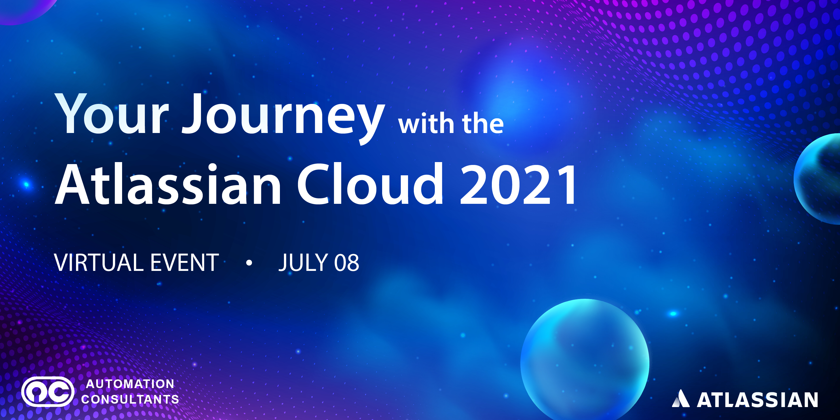 Your Journey with the Atlassian Cloud event logo