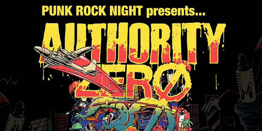 Authority Zero, The Run Up, deadfoot event logo