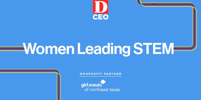 D CEO Women Leading STEM event logo