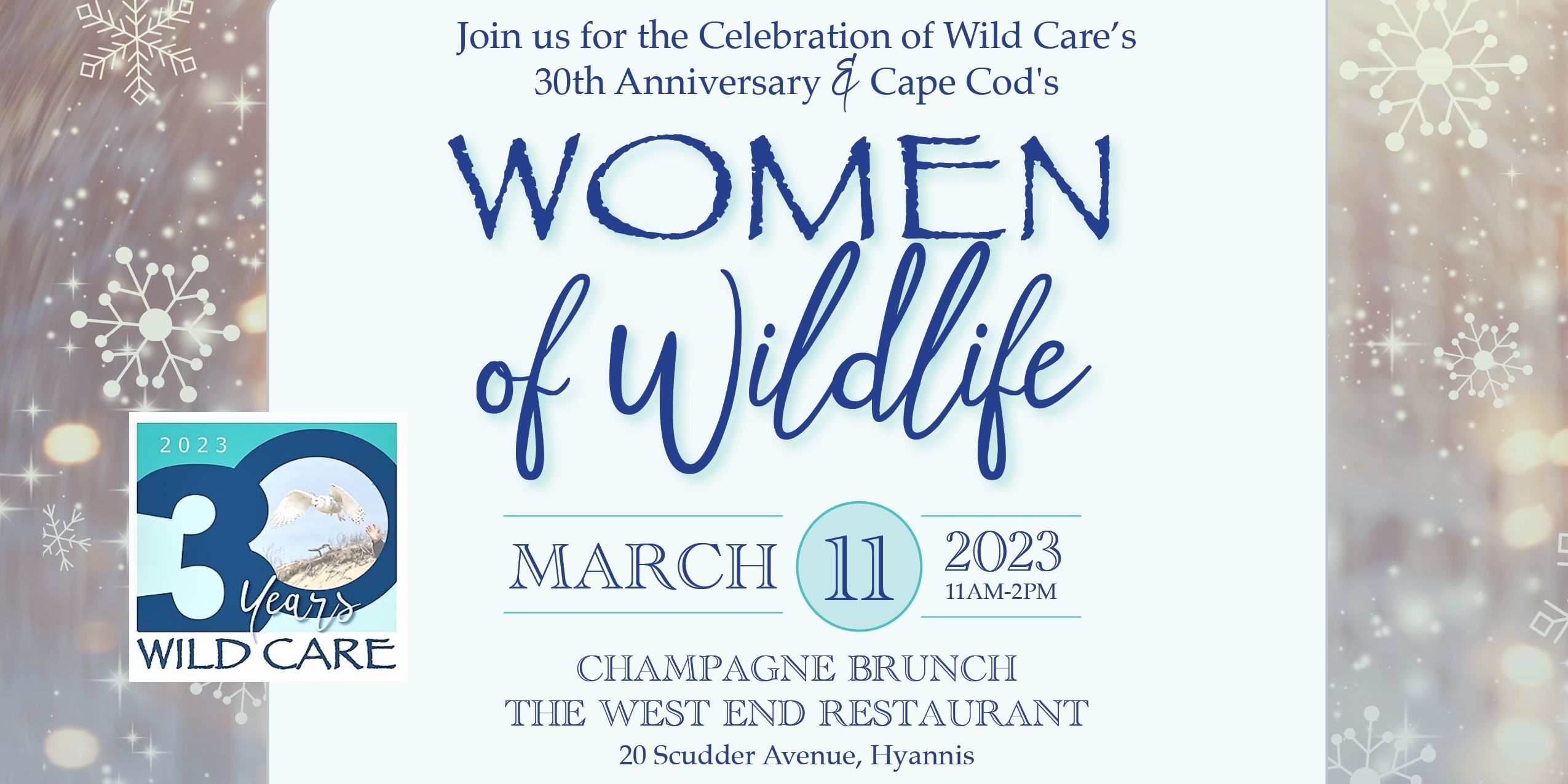 Cape Cod's Women of Wildlife event logo