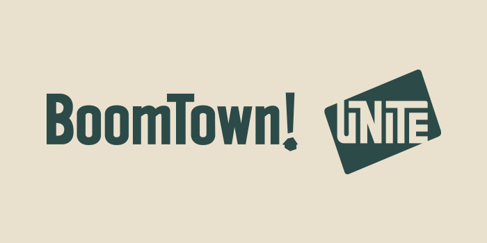 BoomTown Unite 2021 event logo