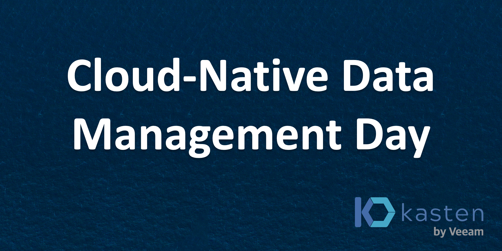 Cloud-Native Data Management Day event logo