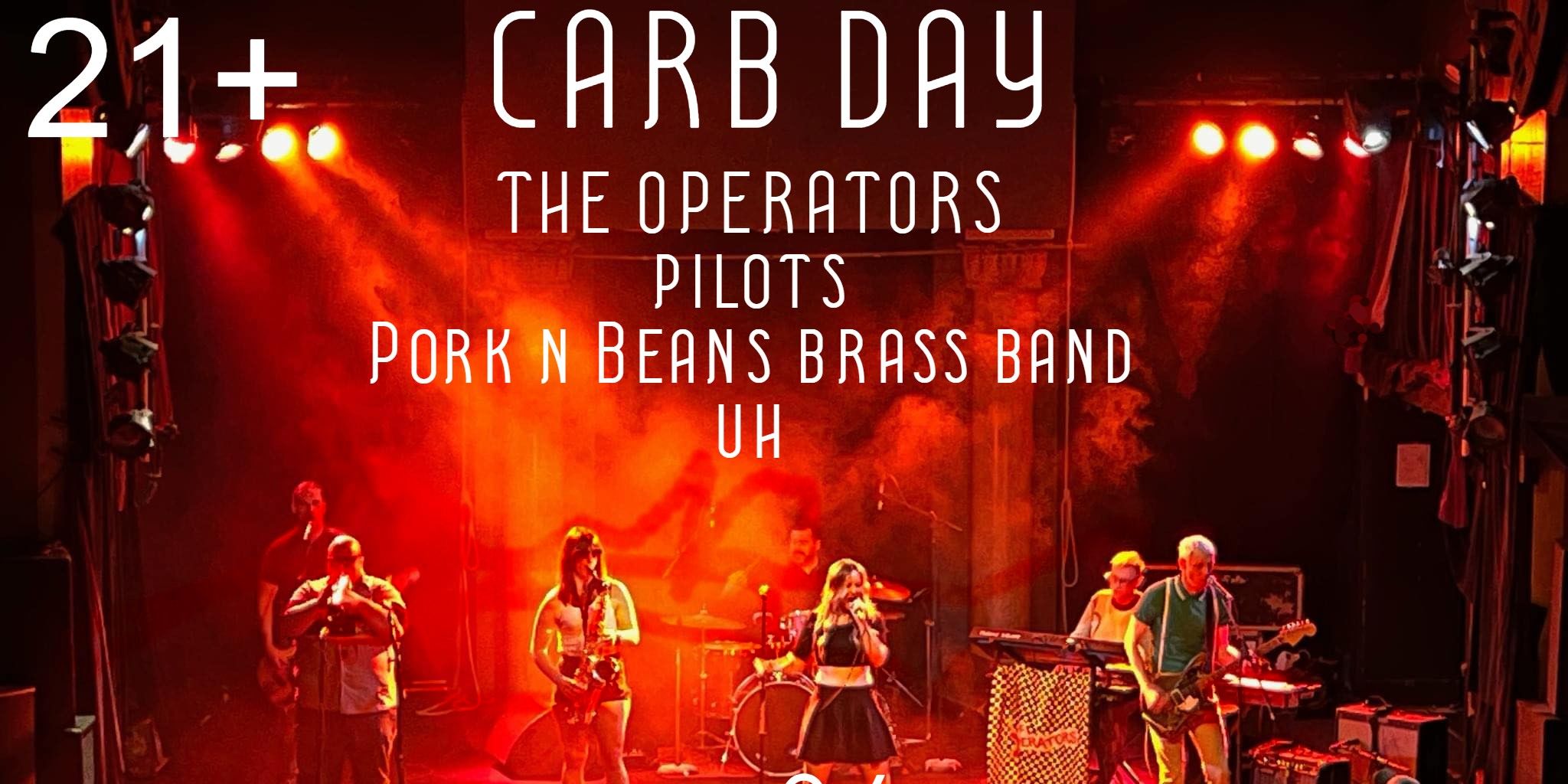CARB DAY: Operators, Pilots, Uh, Pork & Beans Brass Band event logo