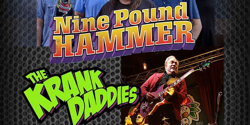 Nine Pound Hammer, Krank Daddies, Xan Hughes & The Thera-Men event logo