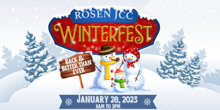 The Rosen JCC: Winterfest 2023 event logo