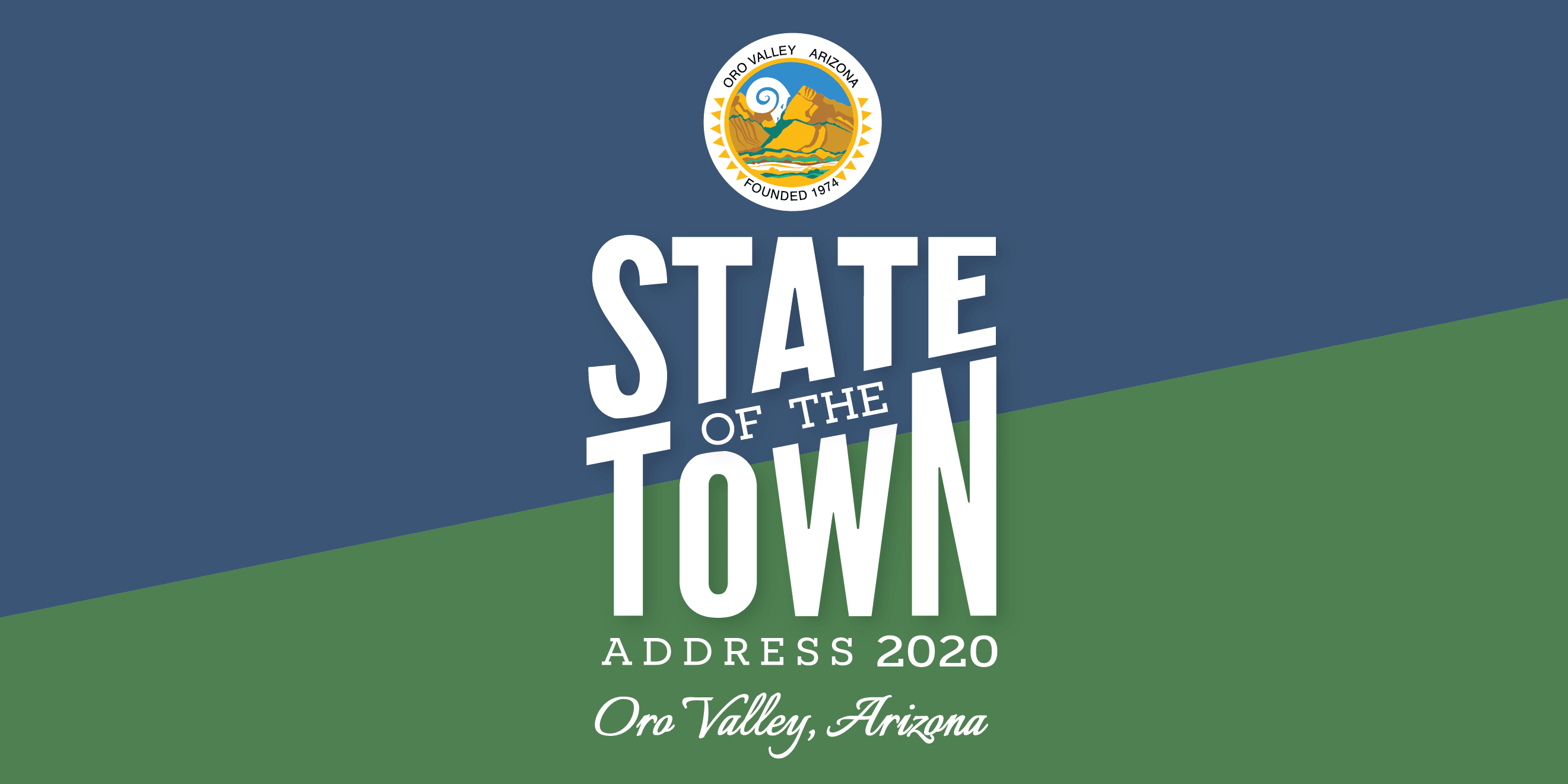 Oro Valley State of the Town event logo