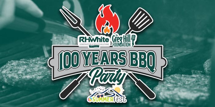 R.H. White's 100 Years BBQ at Wachusett Summerfest event logo
