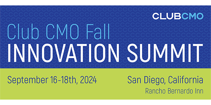 Club CMO Fall Innovation Summit event logo