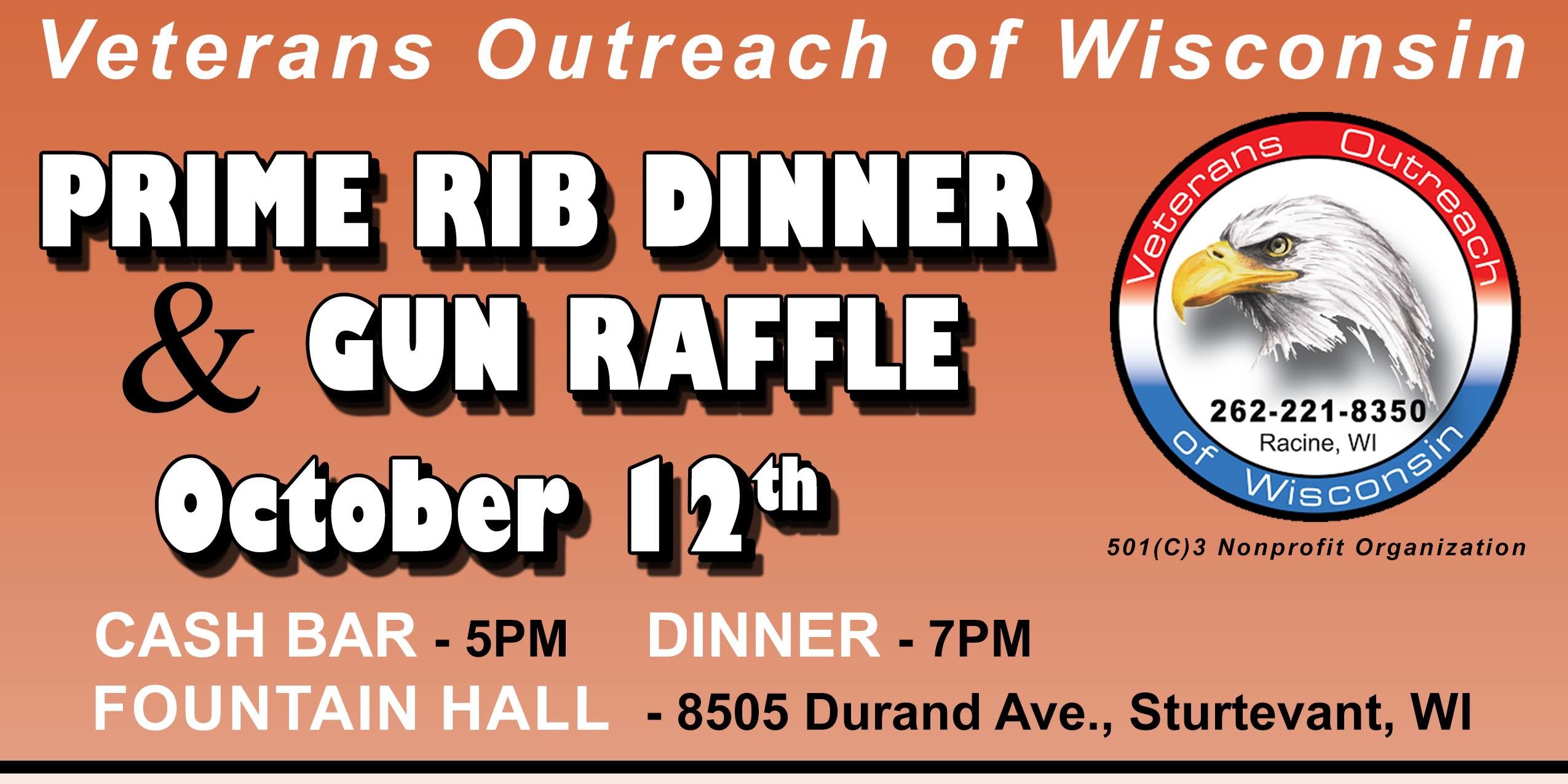 VOW Prime Rib Dinner & Gun Raffle event logo