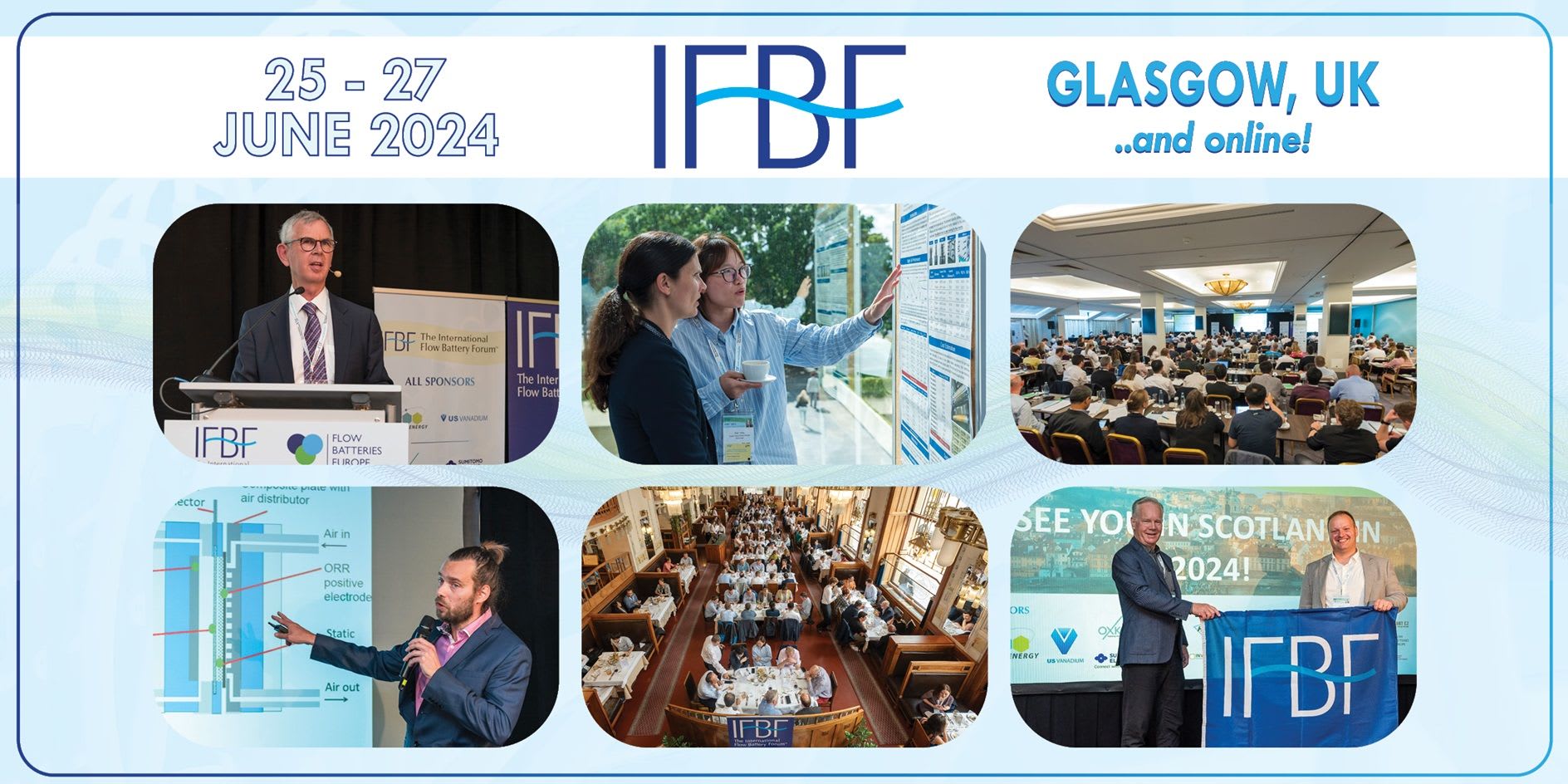 International Flow Battery Forum 2024 event logo