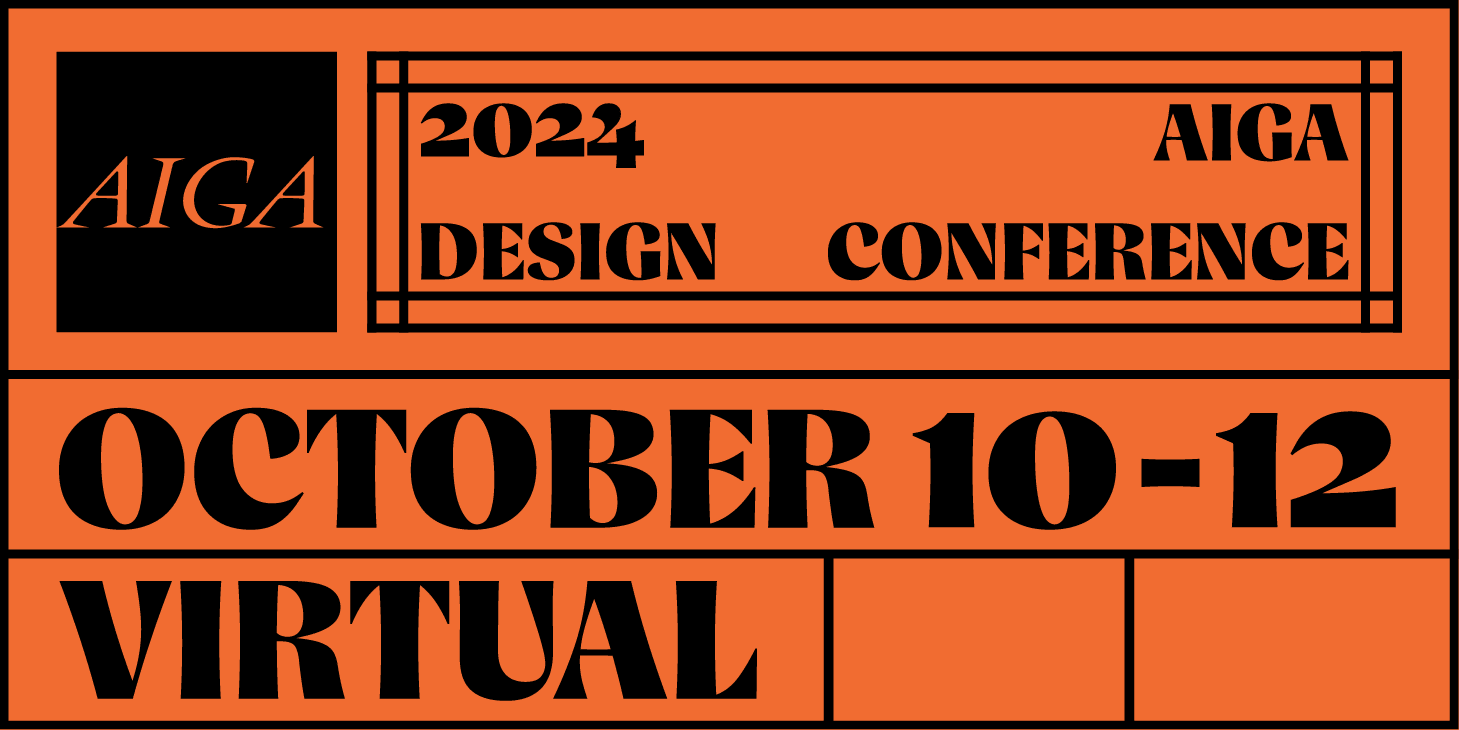 2024 AIGA Design Conference event logo
