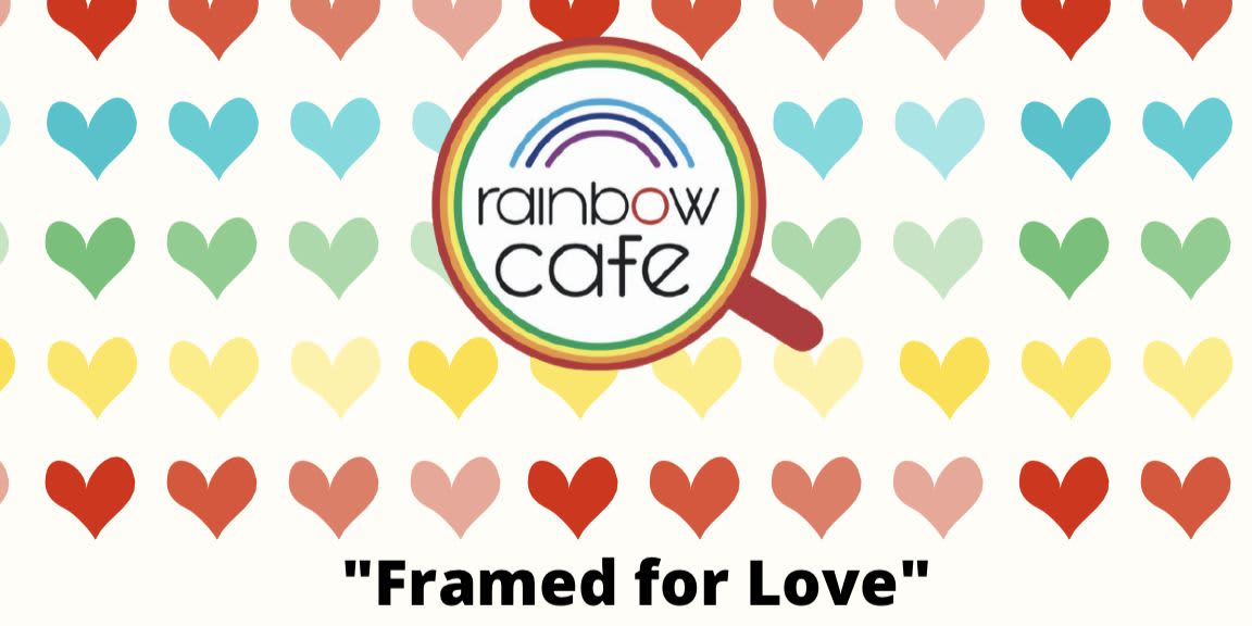 "Framed for Love"  Art Auction event logo
