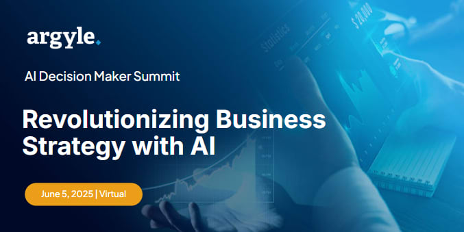 Argyle's AI Decision Maker Summit: Revolutionizing Business Strategy with AI event logo