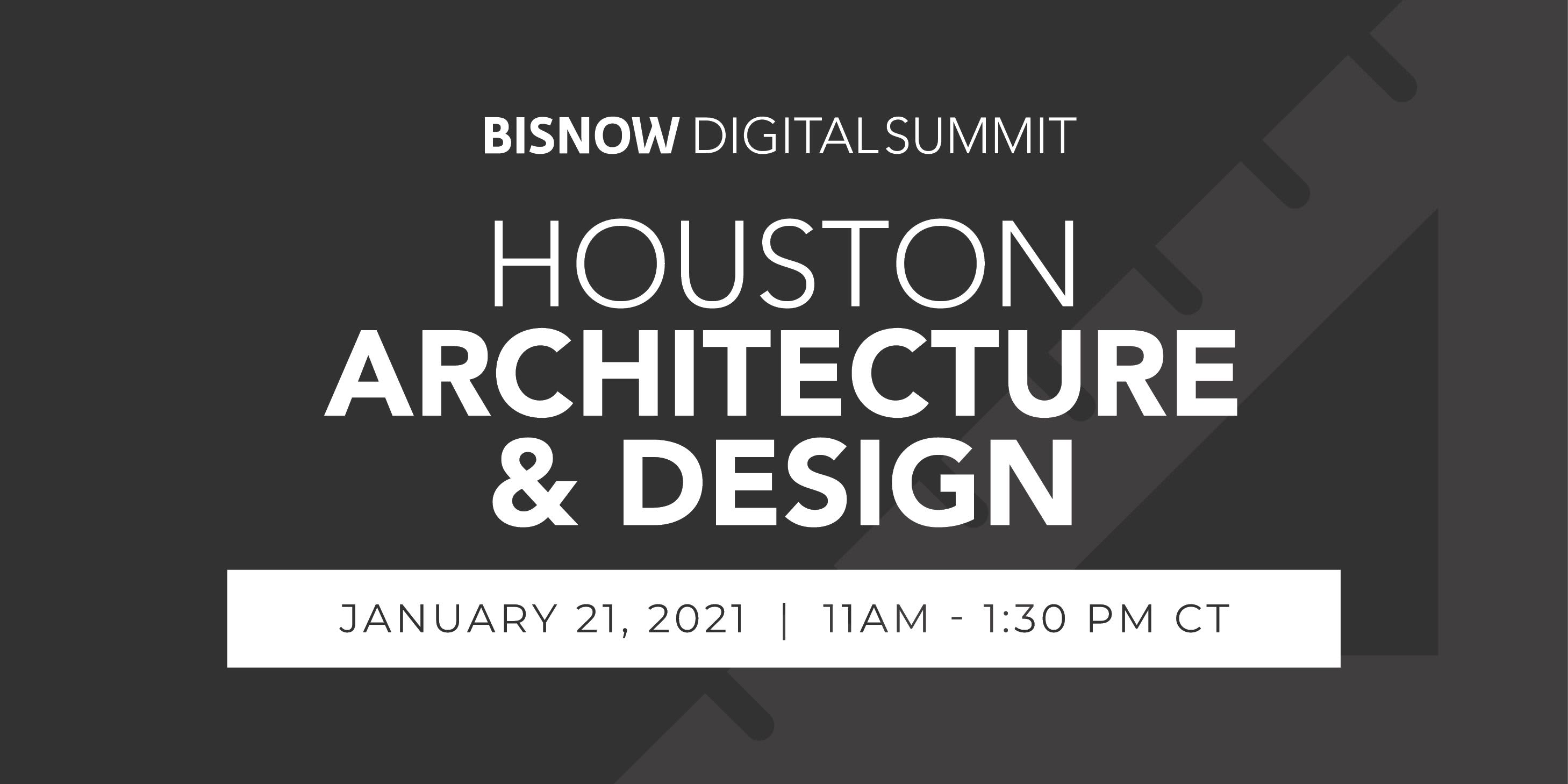 Houston Architecture & Design, Thu, Jan 21st, 2021 @ 11:00 AM Accelevents
