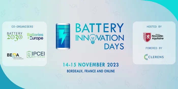 Battery Innovation Days 2023 event logo