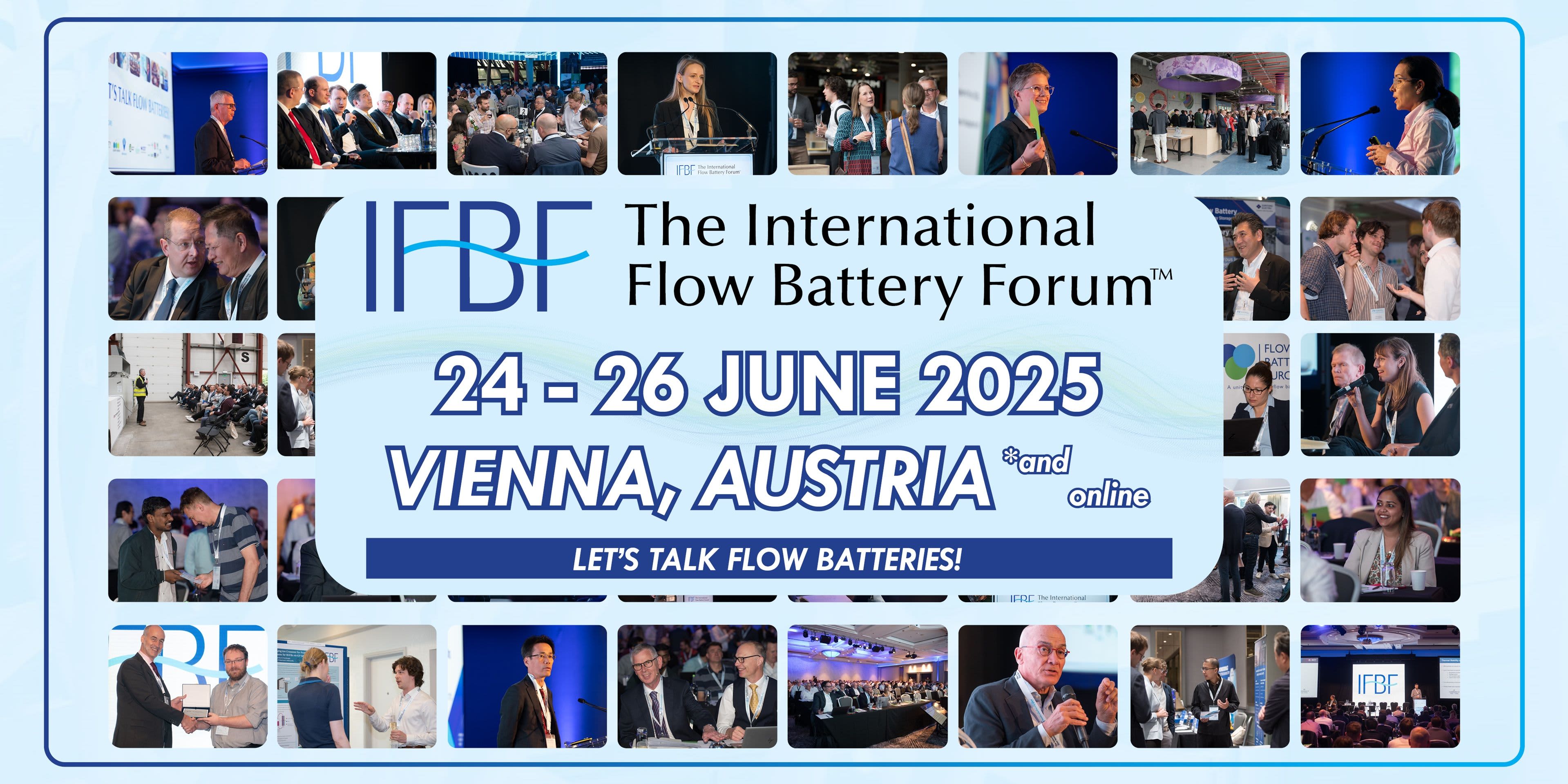 International Flow Battery Forum 2025 event logo