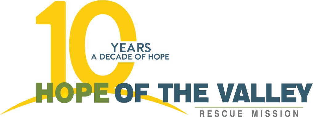 A Decade of Hope event logo