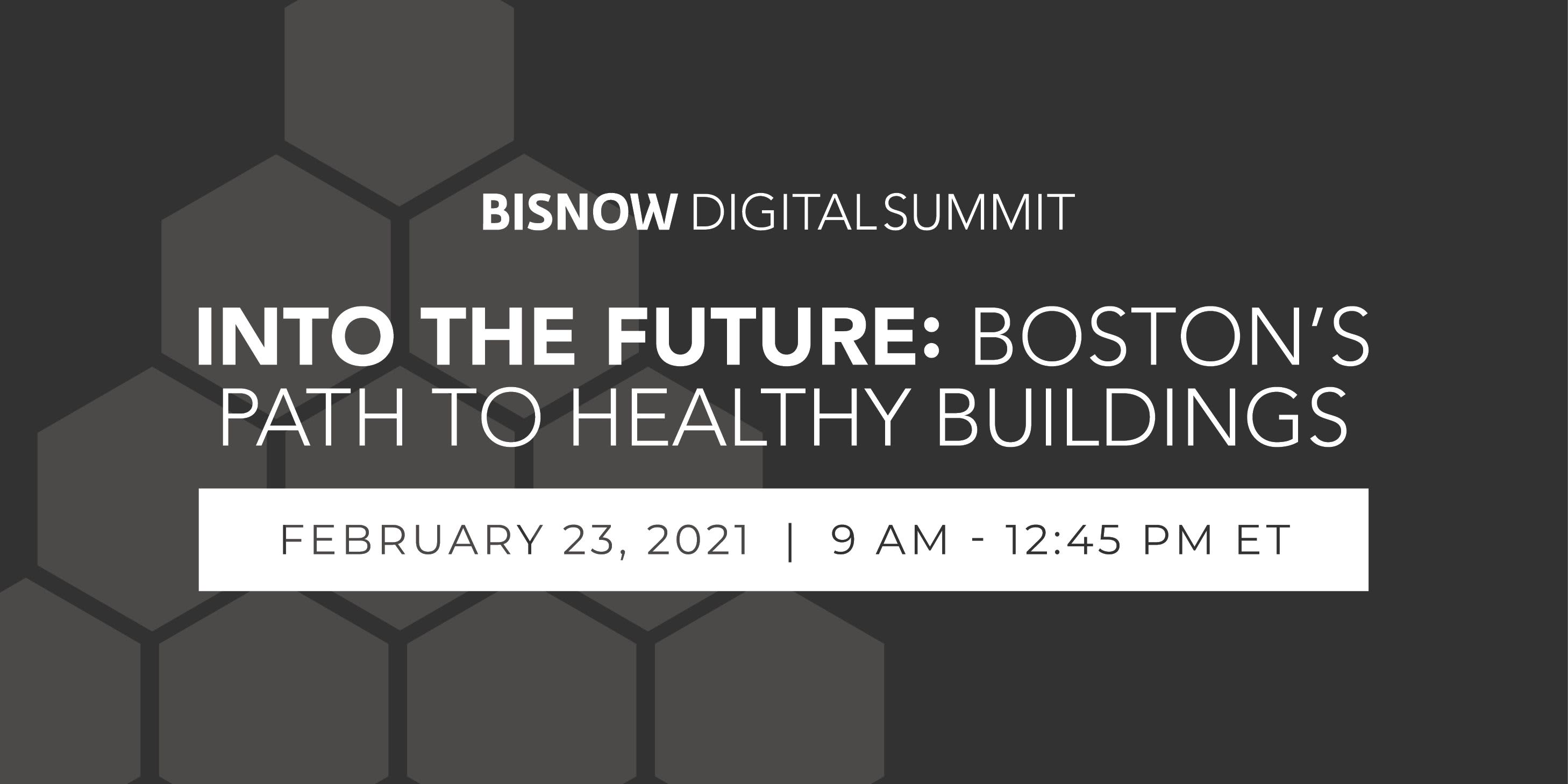 Into the Future: Boston's Path to Healthy Buildings  event logo