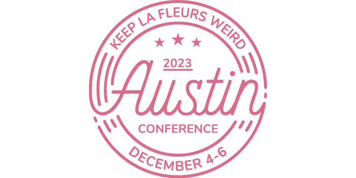 La Fleur's 2023 Austin Conference event logo