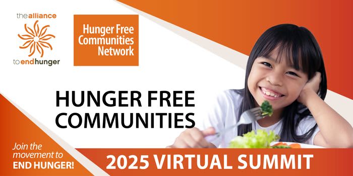 2025 Hunger Free Communities Virtual Summit event logo
