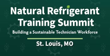 Natural Refrigerant Training Summit - St. Louis, MO