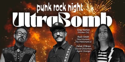 UltraBomb, Village Elder, The Come Alongs, Steve is in the Band event logo