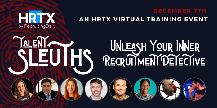 HRTX December: Talent Sleuths event logo
