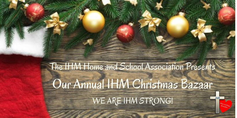 IHM Virtual Christmas Bazaar 2020 event logo