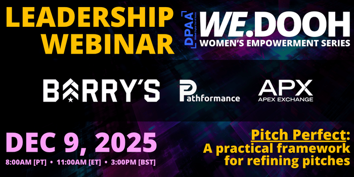 WE.DOOH - Leadership Webinar - Dec 2025 event logo