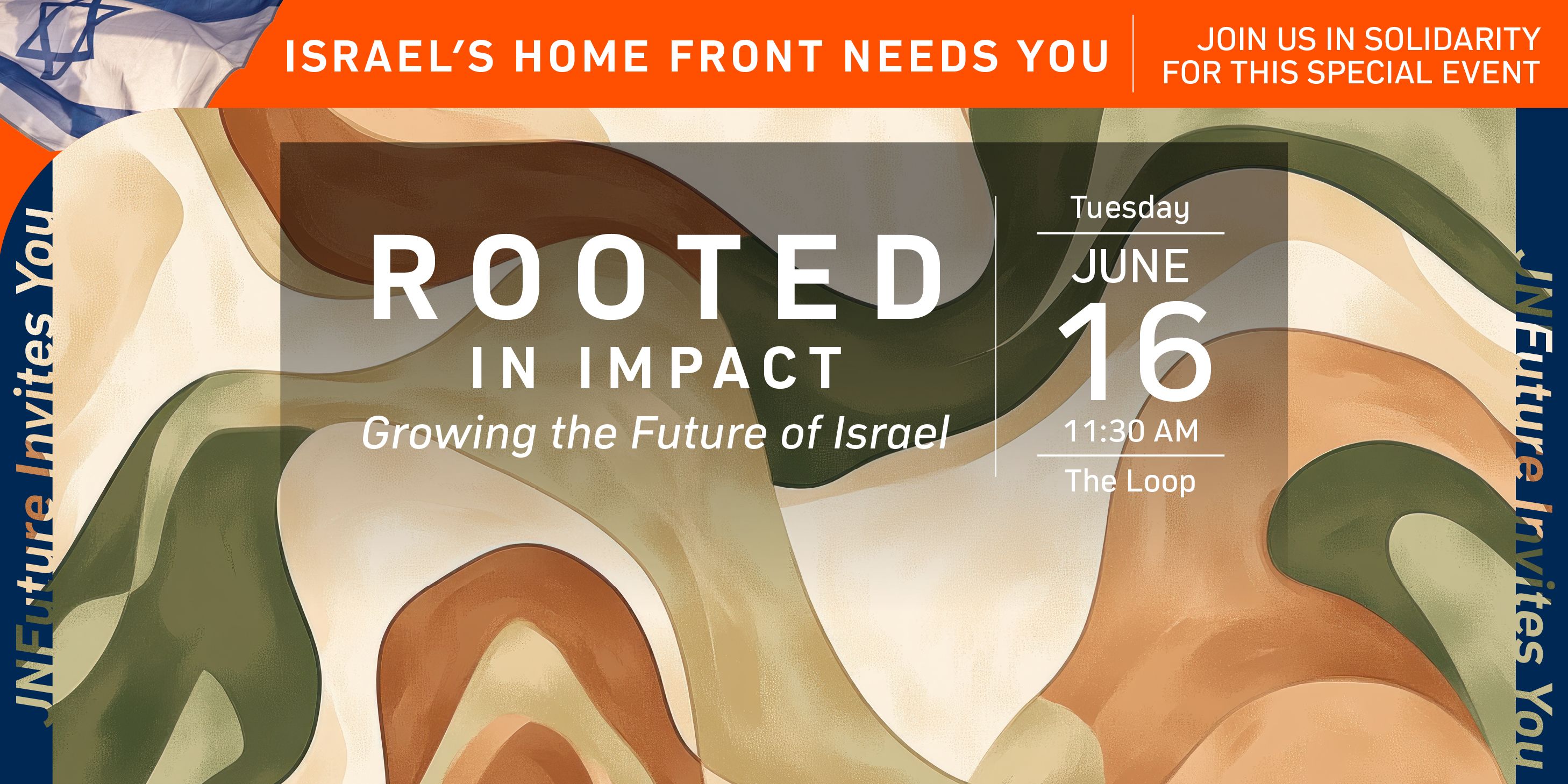 Rooted in Impact event logo