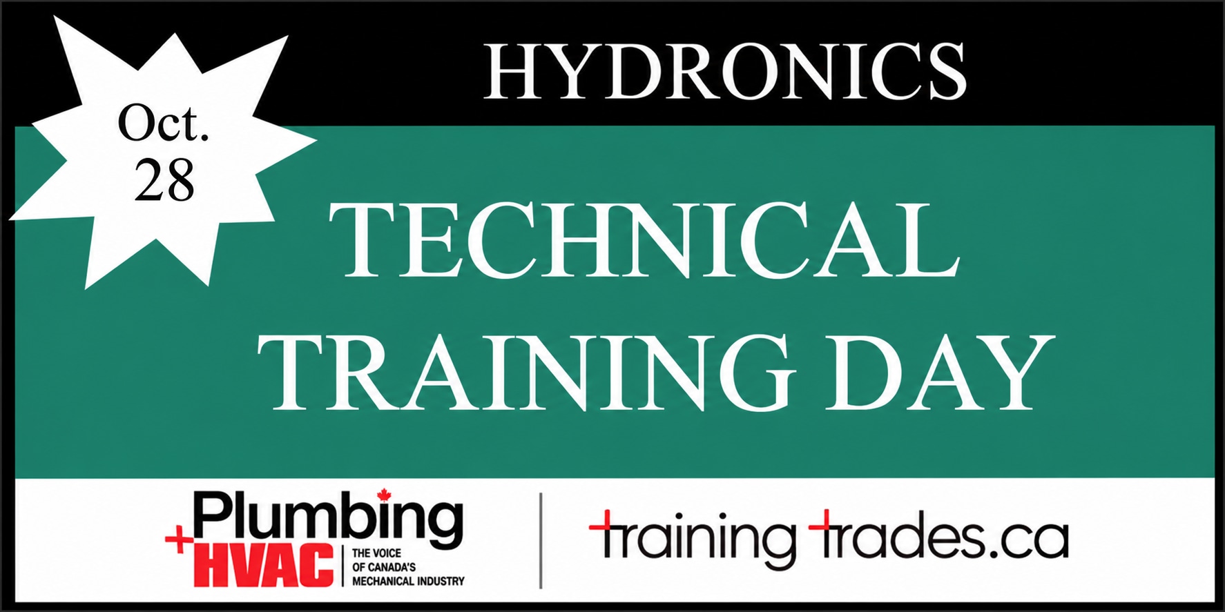 Oct. 28: Hydronics Technical Training Day event logo