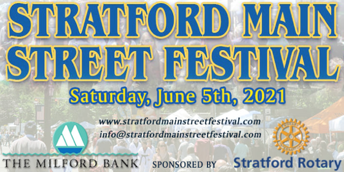 2021 Stratford Main Street Festival    Saturday June 5th 2021 event logo