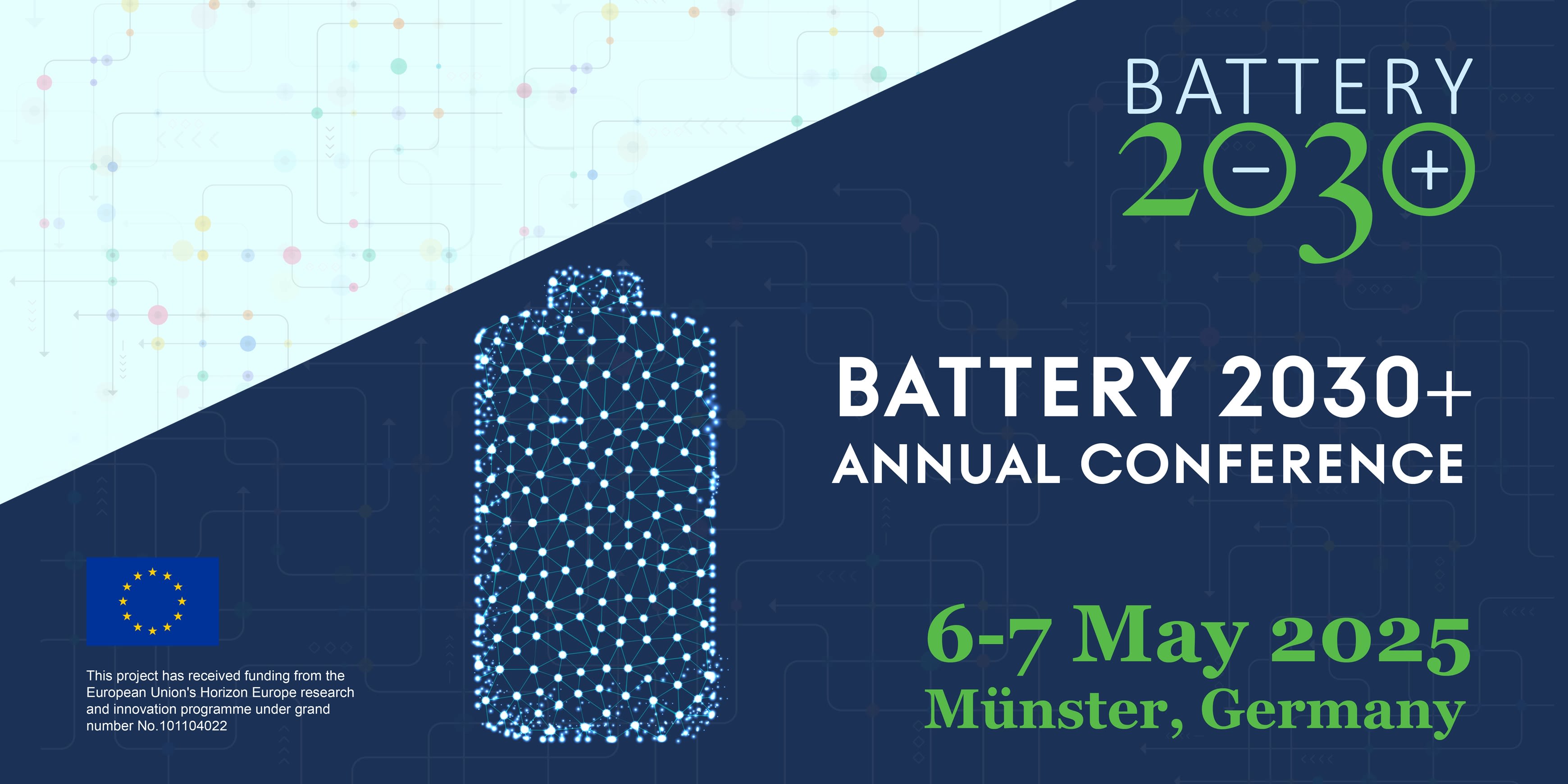 Battery 2030+ Annual Conference event logo