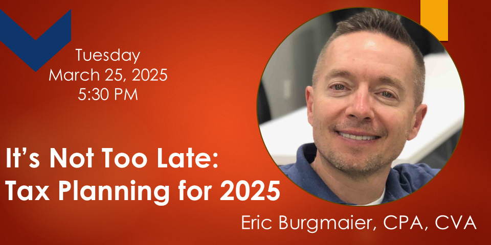 Eric Burgmaier, CPA - CE Innovators 2025 II event logo