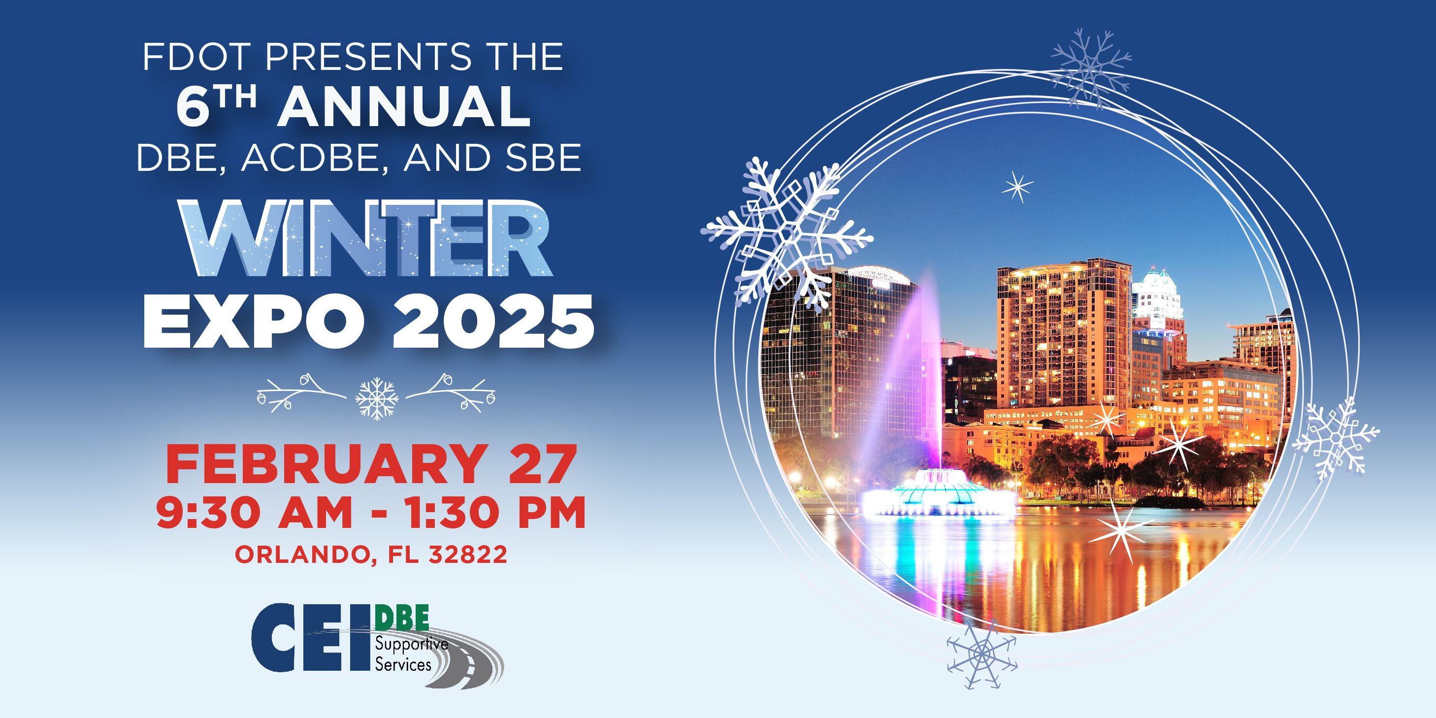 FDOT Winter Expo 2025 event logo