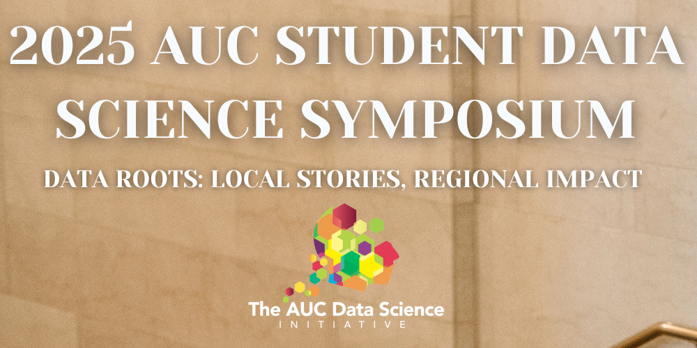 2025 AUC Student Data Science Symposium - Data Roots: Local Stories, Regional Impact event logo