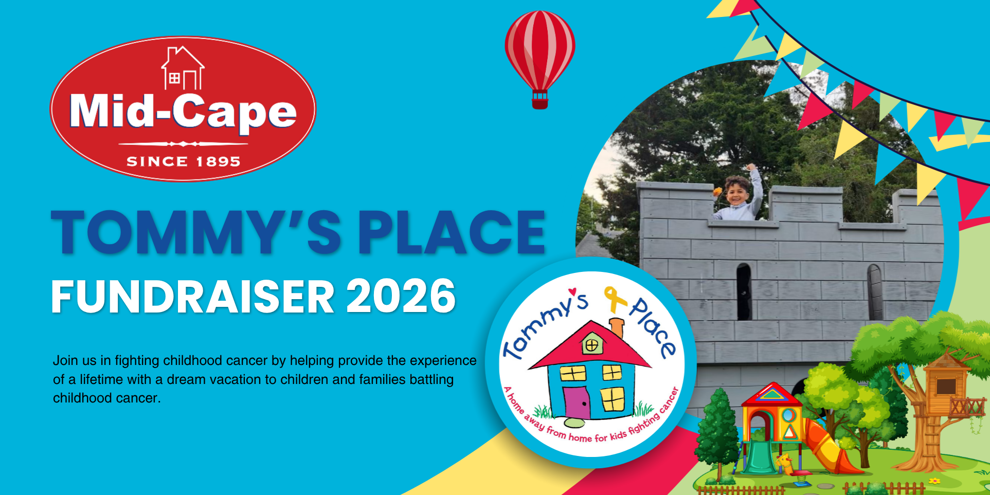 Tommy's Place Support 2026 event logo