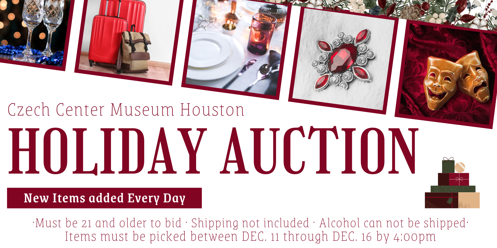 CCMH Annual Holiday Auction event logo