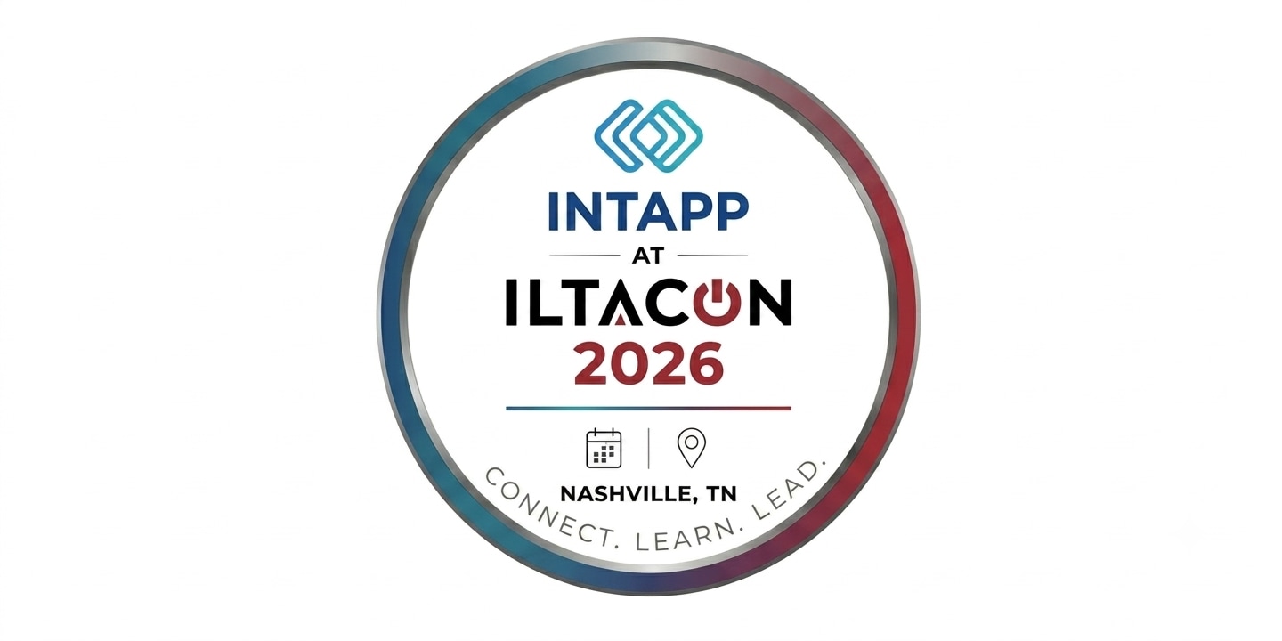 Intapp at ILTACON 2026 event logo