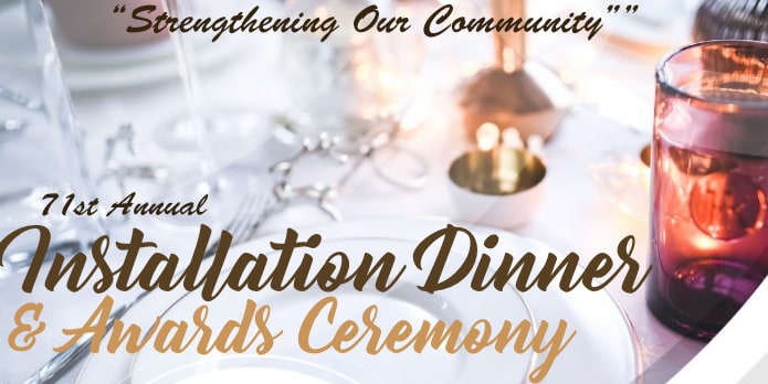 71st Annual Installation Dinner & Awards Ceremony event logo