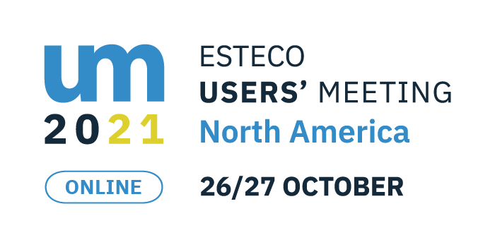 ESTECO Users' Meeting North America 2021 event logo