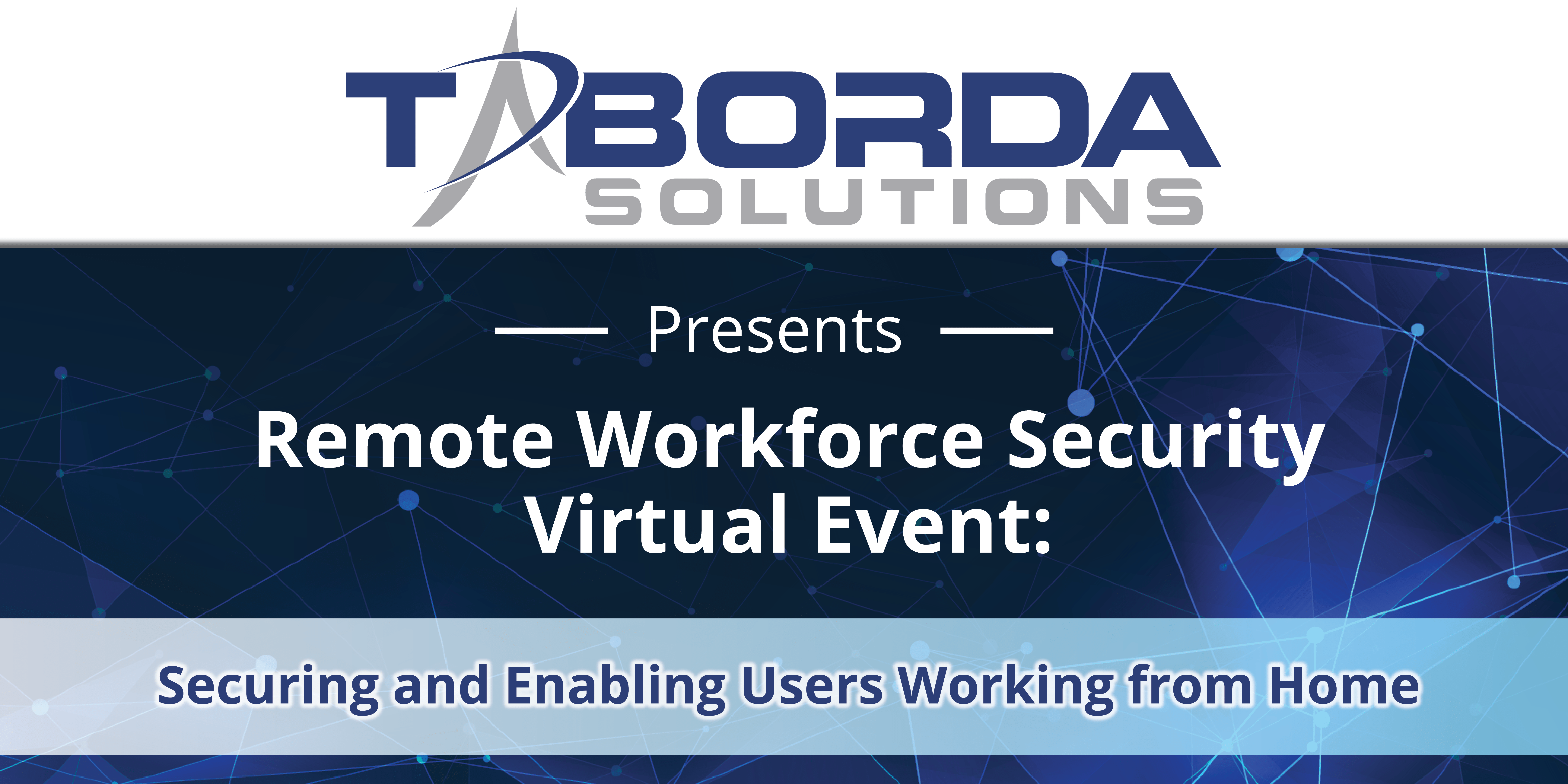 Remote Workforce Security Virtual Event event logo