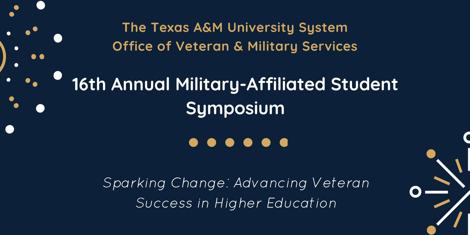 Texas A&M System Military-Affiliated Symposium event logo
