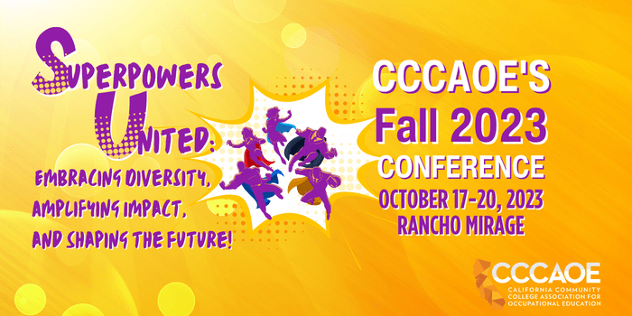 CCCAOE Fall Conference 2023 event logo